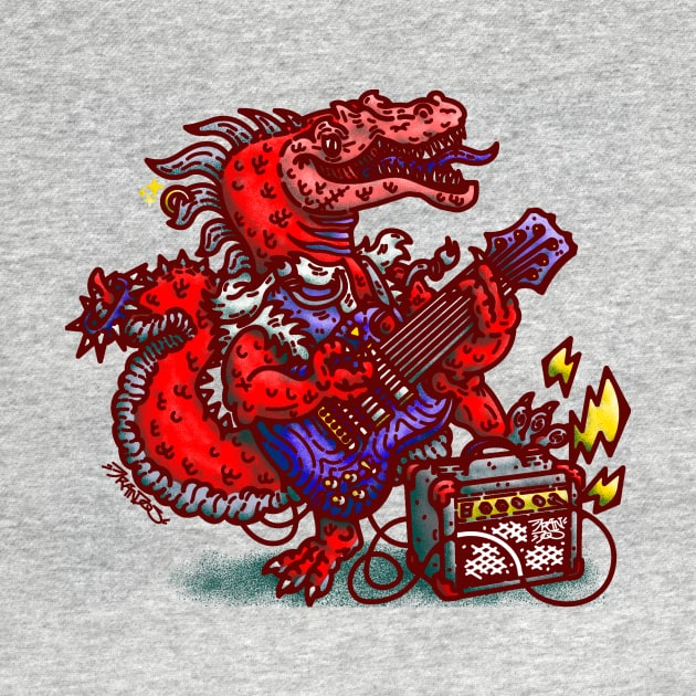 Rock raptor (Red/Blue) by Franjos